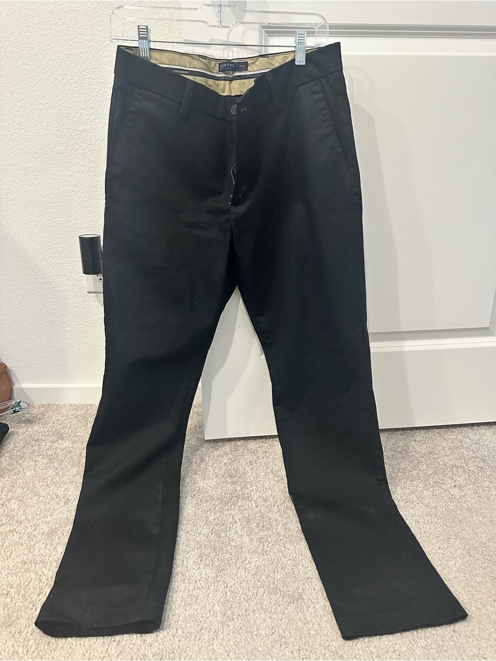 Dockers Black Men's Straight Chino Pants